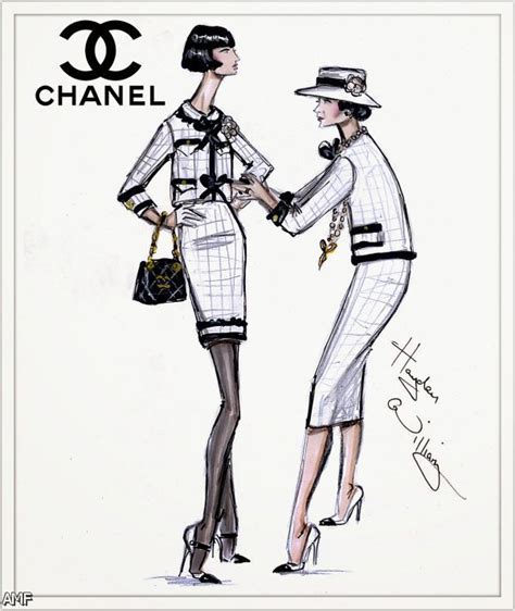 croquis coco chanel|Coco Chanel style.